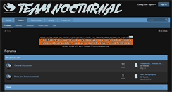 Desktop Screenshot of forums.team-nocturnal.com